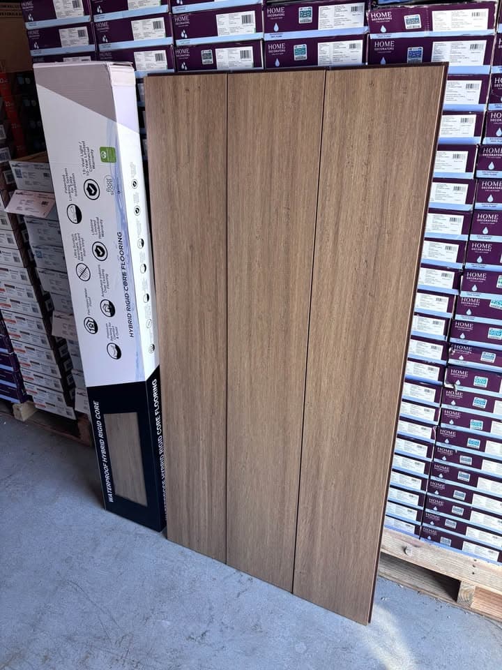 Bella Rose 7.7 in. W x 48 in. L Waterproof Hybrid Resilient Flooring