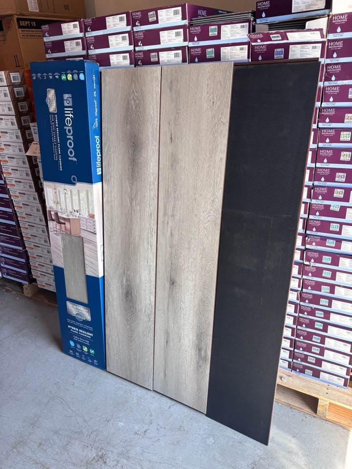 Collins Drive Oak 9.4 in. W x 48 in. L Waterproof Hybrid Resilient Flooring — photo 2