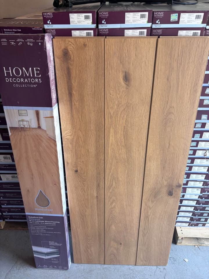 Nobelford Oak 12mm T x 7.56 in. W Waterproof Laminate Wood Flooring — photo 5
