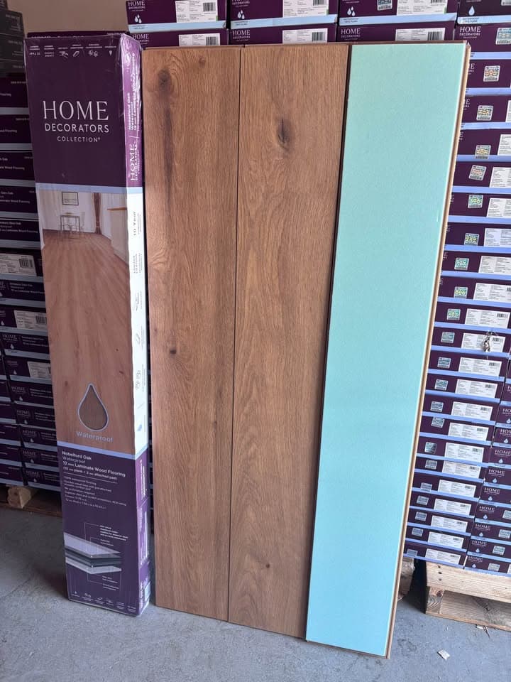 Nobelford Oak 12mm T x 7.56 in. W Waterproof Laminate Wood Flooring — photo 2