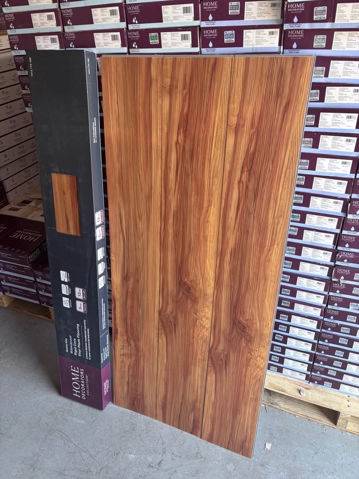 Akamu Koa 12 MIL x 7 in. W x 48 in. L Waterproof Click Lock Luxury Vinyl Plank Flooring